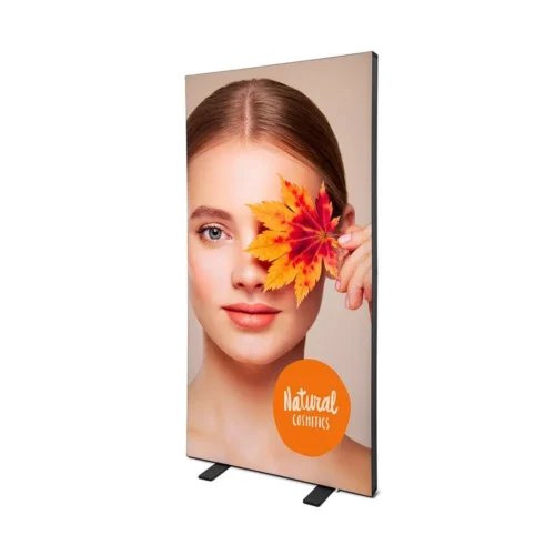 LED LightBox [100x200] Διπλής Όψης Ύφασμα Αλουμίνιο